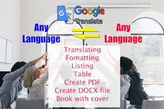 translate any language to any language through google translate