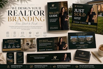 design high end realtor branding for real estate professionals