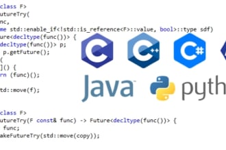 code c, cpp, java, c sharp, linux, python, js code with gui
