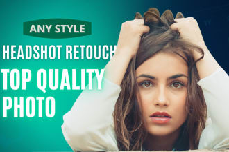 do a professional headshot retouch