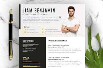 rewrite and design CV, resume, and cover letter in microsoft word