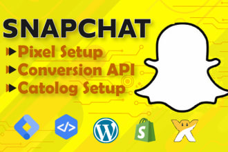 set up snapchat pixel and conversion API on your website