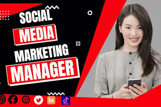 be your social media marketing and social media manager