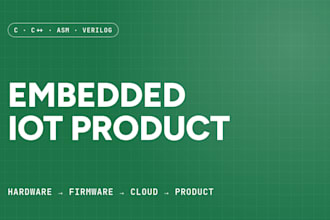 develop your embedded iot product from hardware to firmware