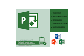 create gannt chart, wbs, scheduling on ms project smartsheet