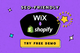 migrate wix website to shopify