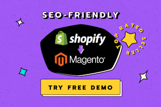 migrate shopify website to magento