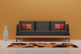 do 3d modeling and rendering of furniture, chair, sofa, beds