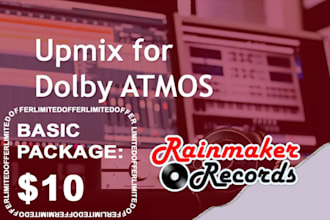 mix or upmix your song to dolby atmos