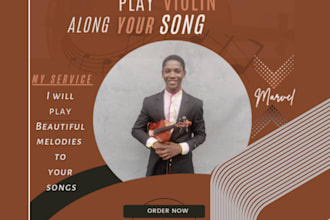 record a proficient violin part to your song