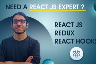 develop frontend web app with reactjs , redux , react hooks
