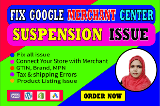 fix your google merchant center suspension and misrepresentation issues