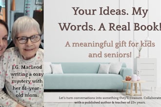 turn conversations into a book with seniors and kids