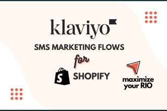 set up klaviyo SMS flows for shopify ecommerce