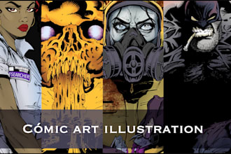 draw your idea in a comic style