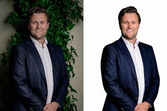 do business headshot retouch corporate portrait photo