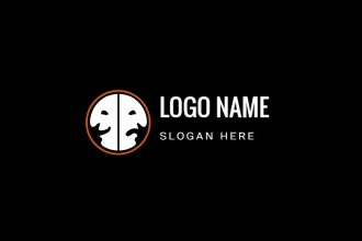 create awesome surgical,fashion,face mask design with your text, logo pattern
