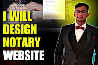 create notary website, notary landing page, signature website