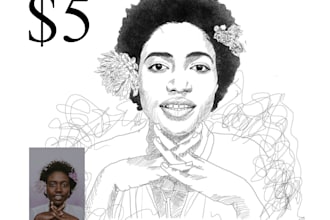 draw your photo into amazing digital pencil art in 24 hours