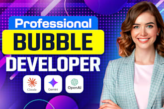 design bubble website bubble mvp saas bubble app developer