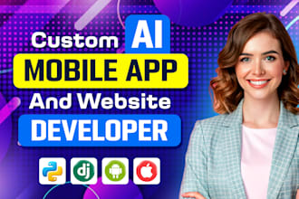 develop ai mobile app or website ai saas app ai chatbot ai software with chatgpt