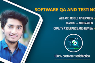 manually QA test review your software, website mobile apps