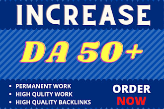 domain authority da 50 plus