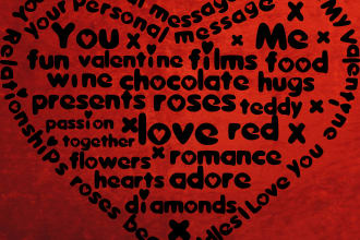 create a valentines message