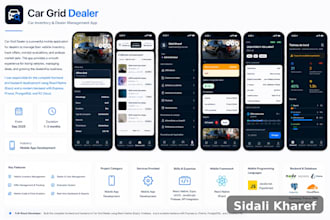 develop full stack react native expo app for ios and android