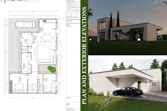 offer you a wide range of architectural and interior services 2d plans 3d views