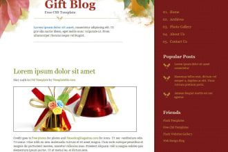 design amazing and adorable web template for u