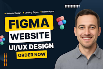 do custom UI UX website design in figma