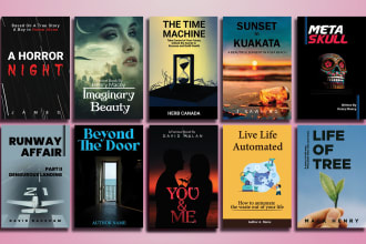 do professional book cover and ebook cover design