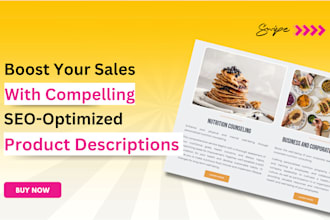 write SEO high converting health and fitness product descriptions