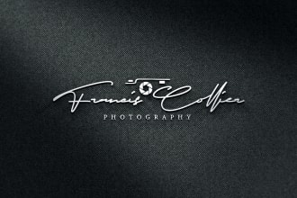 design photography logo watermark or signature