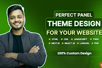 design perfectpanel theme for your website