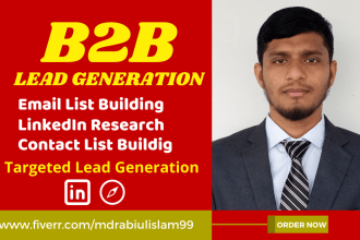 do linkedin lead generation, b2b lead generation and email list building