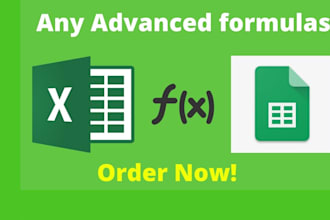 be your microsoft excel expert with custom macro formulas