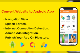 convert your website into android application