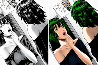add color to any manga, webtoon or fav comic page