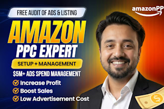setup manage and optimize your amazon PPC ads campaign, amazon fba ppc expert