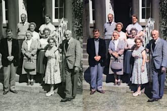 colorize your old black and white photo