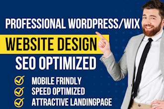 create professional wordpress website design and  blog website