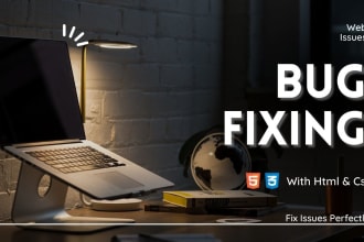 do your HTML and CSS fixes