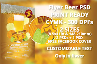 flyer beer and snacks and fb cover