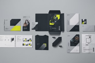 do luxury business card letterhead and stationary kit design