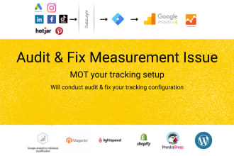 audit and fix your ga4, gtm, google ads tracking issue