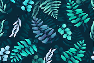 design seamless floral pattern
