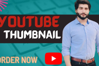 create attractive youtube eye catchy thumbnail design