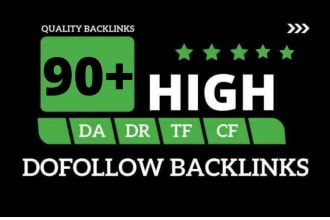 build dofollow permanent backlinks from high quality da DR tf websites